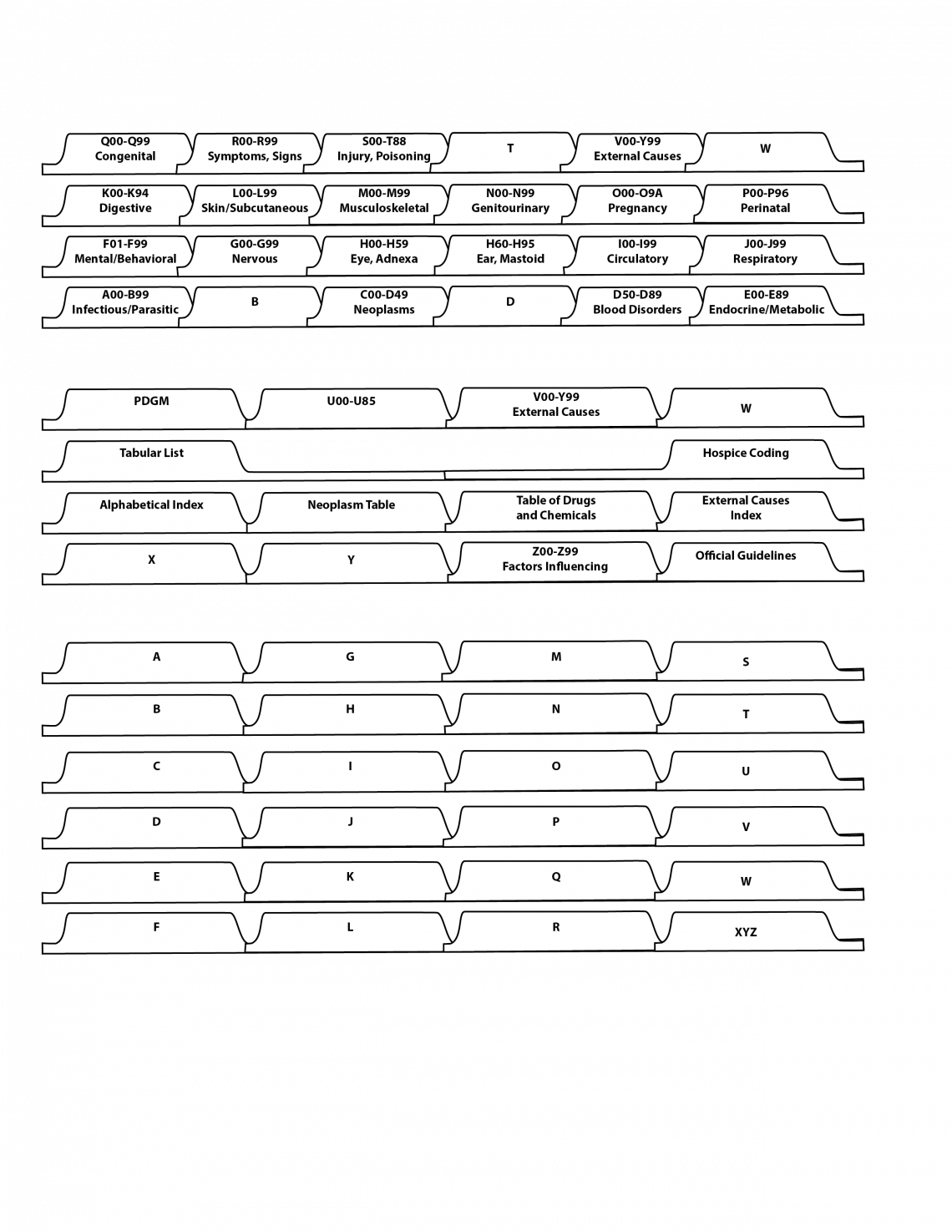 2021 ICD10 Coding Book Tabs SelmanHolman, A Briggs Healthcare Company